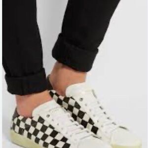 Saint Laurent Black and White Sneakers